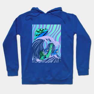 A day in the beach Hoodie